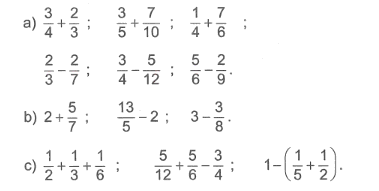 Bài tập về phép cộng và phép trừ 2 phân số lớp 5 hay nhất (ảnh 14)