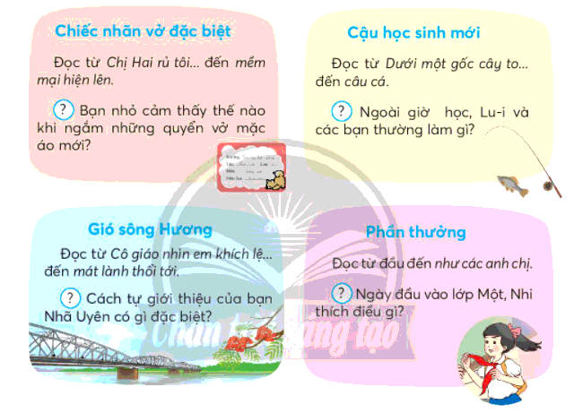 Trả lời câu hỏi Ôn tập giữa học kì 1 Tiếng Việt lớp 3 - Sách mới Chân Trời Sáng Tạo (ảnh 15)