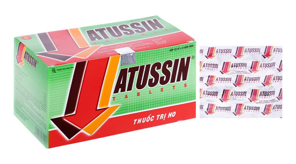 Điều trị ho cảm sốt với thuốc Atussin