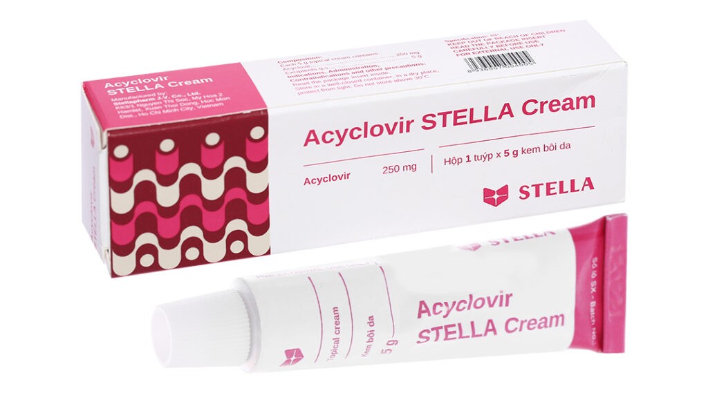 Acyclovir Stella Cream là thuốc gì? Công dụng, cách dùng và lưu ý