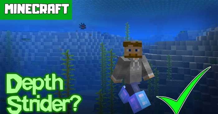 Depth Strider trong Minecraft là gì? Nó có tốt hơn Frost Walker?