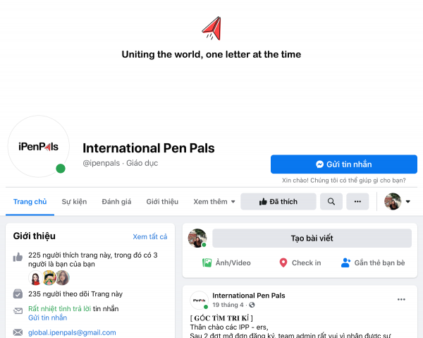 International Pen Pals: Kết bạn và "viết thư" thời 4.0 với sinh viên Mĩ